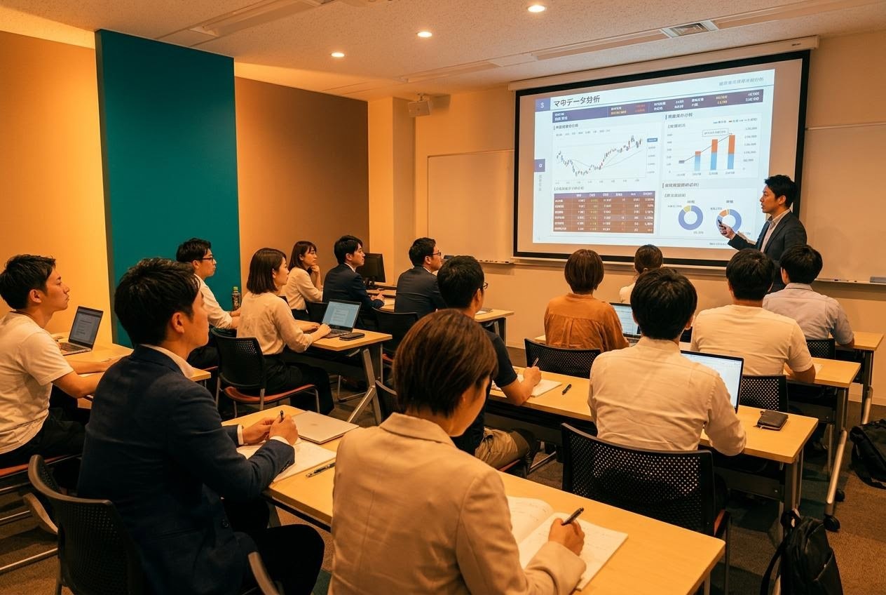 トピック株スクールの学習風景
