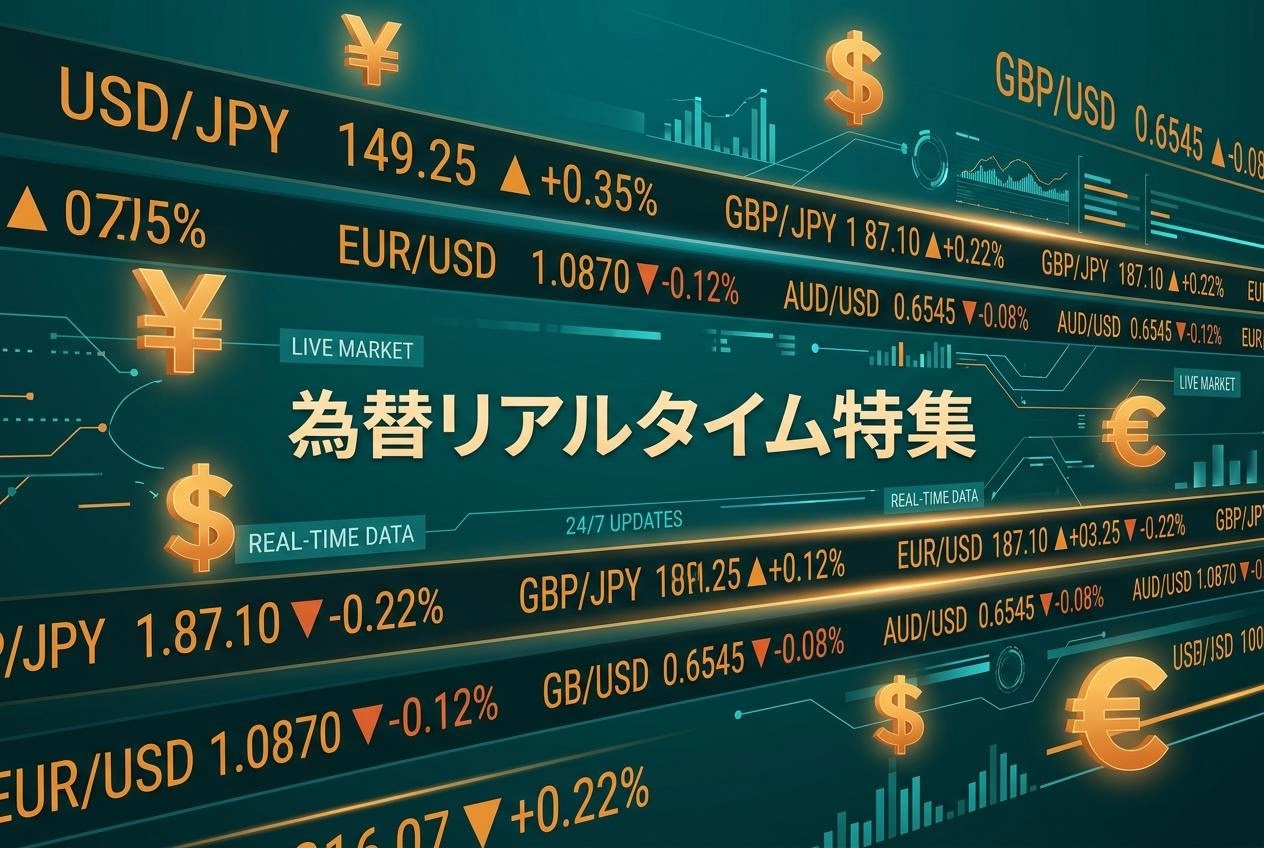 為替リアルタイムの基礎と見方